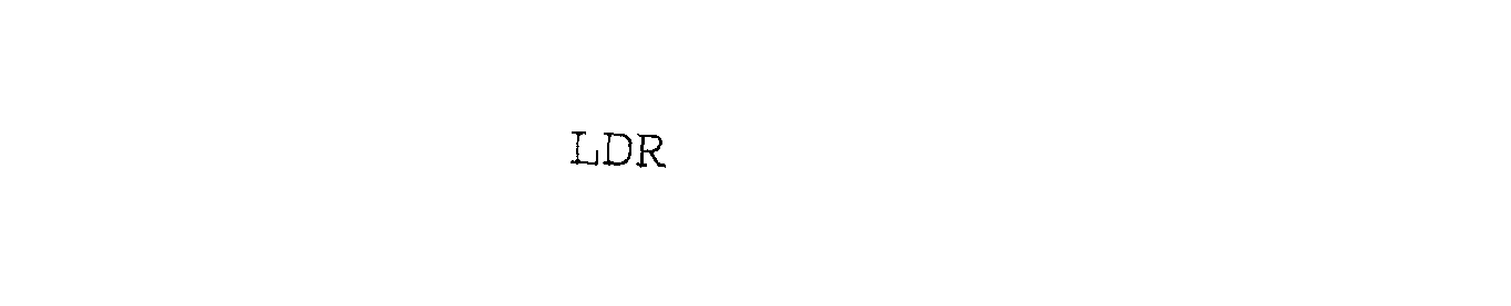 Trademark Logo LDR