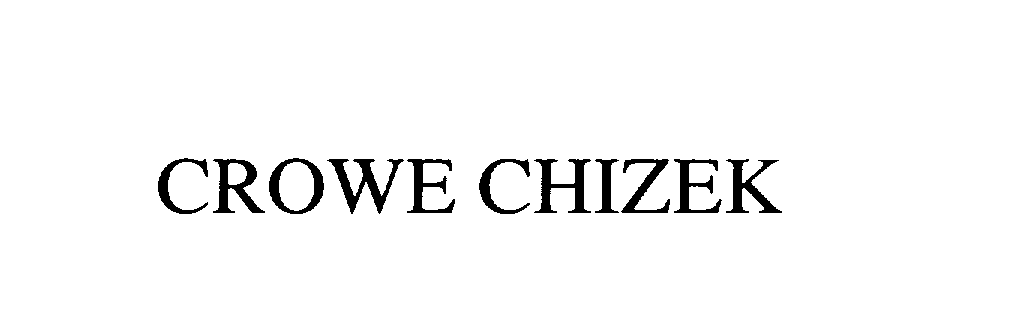 Trademark Logo CROWE CHIZEK