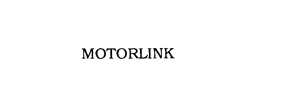 Trademark Logo MOTORLINK