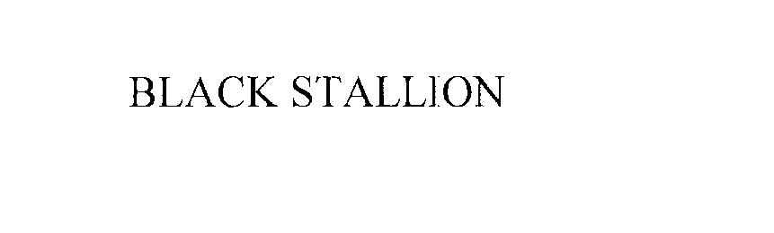  BLACK STALLION