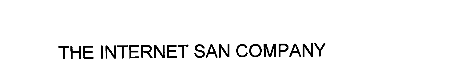  THE INTERNET SAN COMPANY