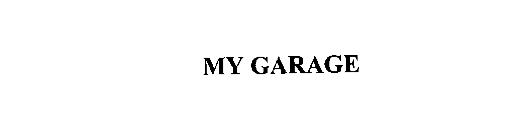  MY GARAGE