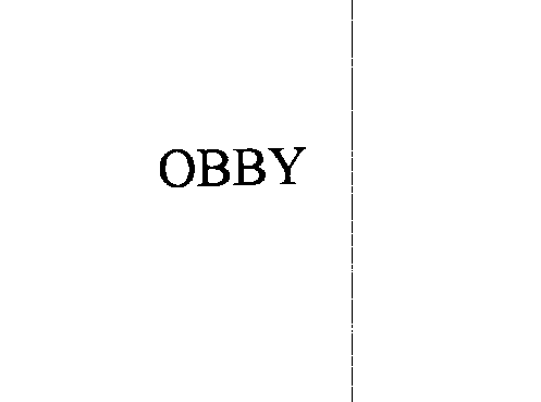 Trademark Logo OBBY