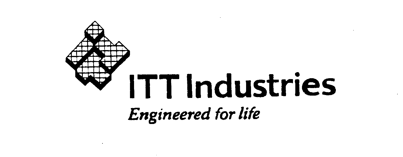 Trademark Logo ITT INDUSTRIES ENGINEERED FOR LIFE