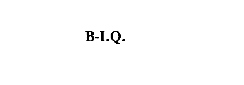 Trademark Logo B-I.Q.