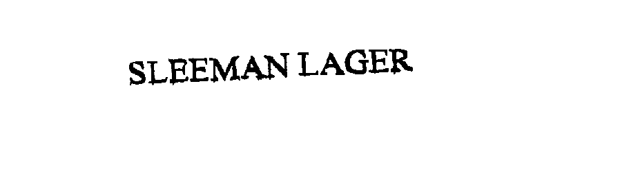  SLEEMAN LAGER