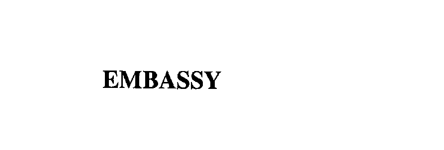 Trademark Logo EMBASSY