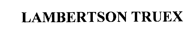 Trademark Logo LAMBERTSON TRUEX