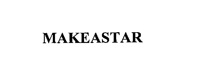 Trademark Logo MAKEASTAR
