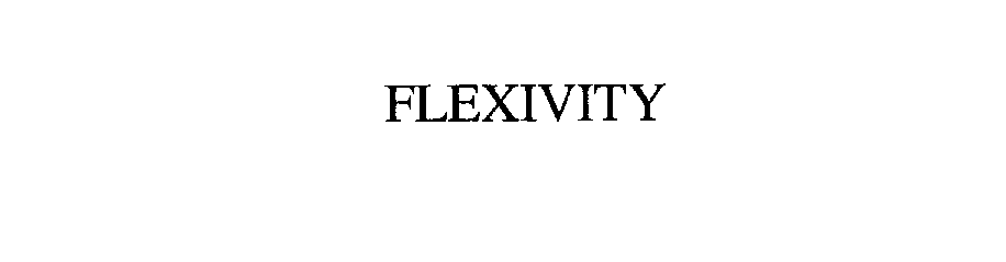 Trademark Logo FLEXIVITY