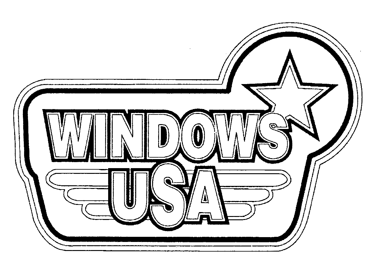 Trademark Logo WINDOWS USA