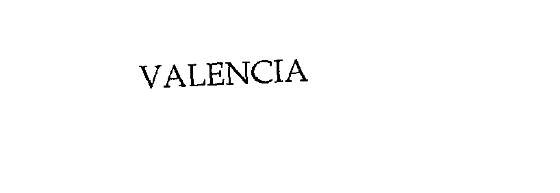 Trademark Logo VALENCIA