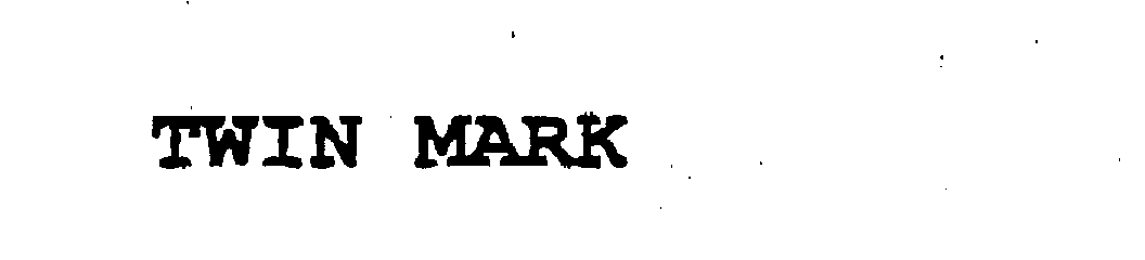 Trademark Logo TWIN MARK
