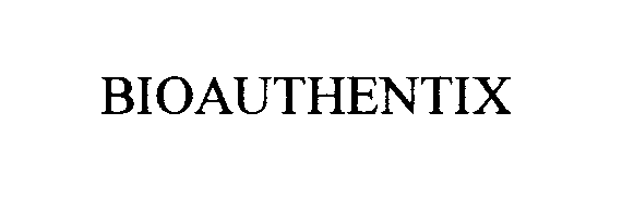 Trademark Logo BIOAUTHENTIX