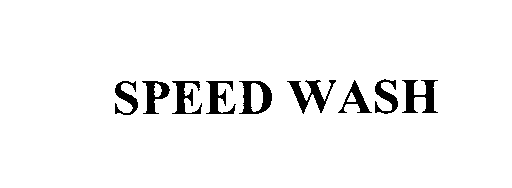  SPEED WASH