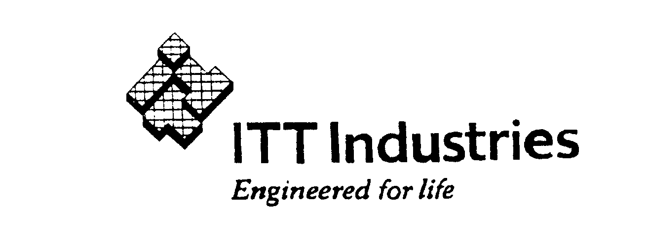 Trademark Logo ITT INDUSTRIES ENGINEERED FOR LIFE