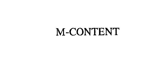  M-CONTENT