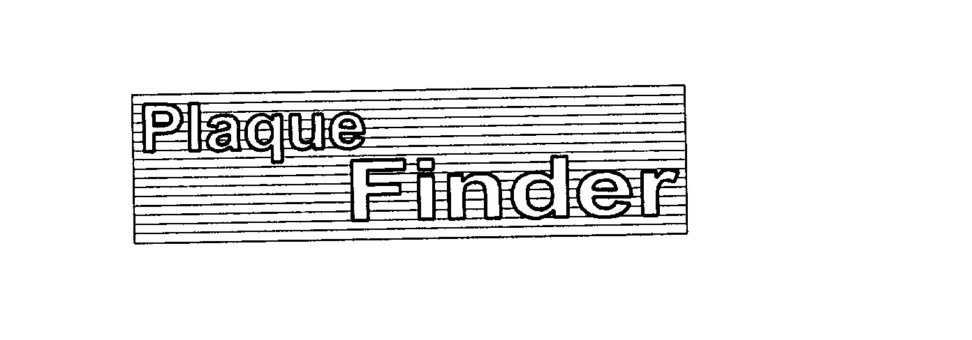 Trademark Logo PLAQUE FINDER