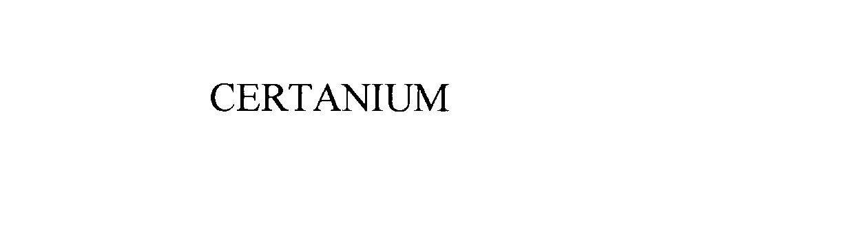 CERTANIUM