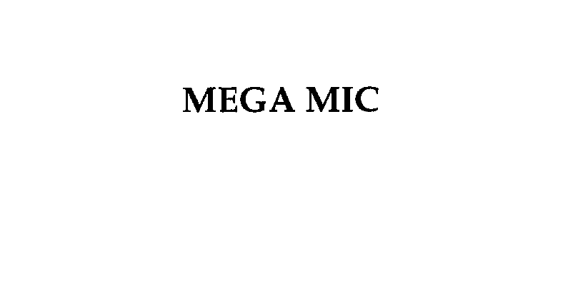  MEGA MIC