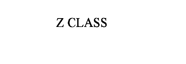 Trademark Logo Z CLASS