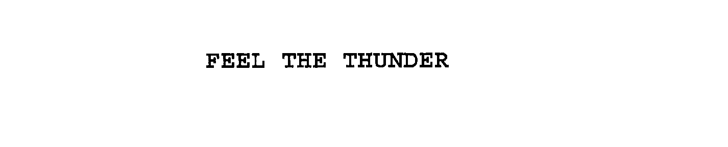 FEEL THE THUNDER