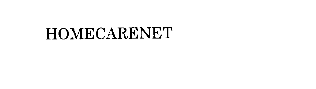 Trademark Logo HOMECARENET