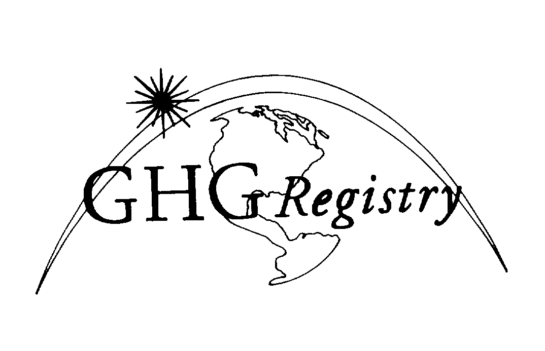 Trademark Logo GHG REGISTRY