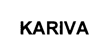 Trademark Logo KARIVA