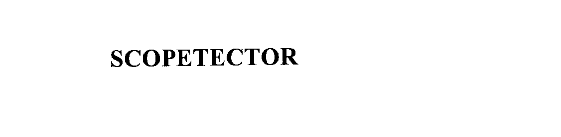 Trademark Logo SCOPETECTOR