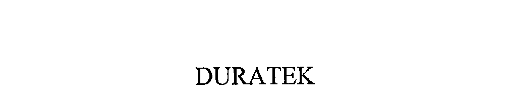 Trademark Logo DURATEK