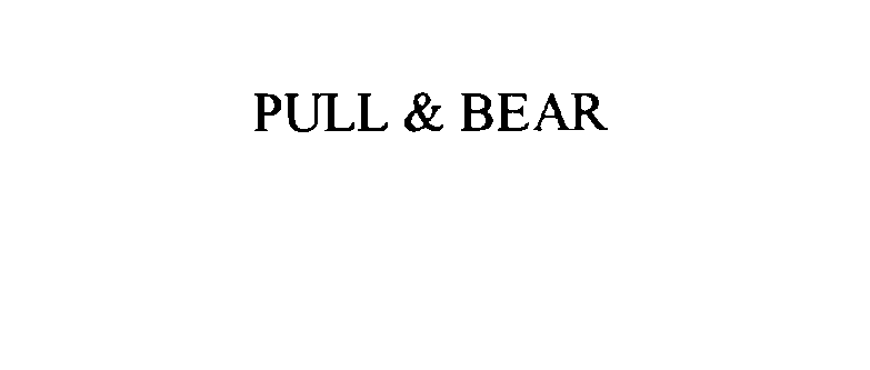 Trademark Logo PULL & BEAR