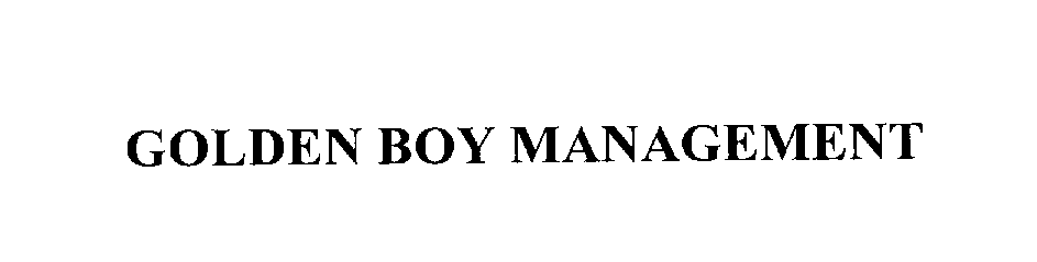  GOLDEN BOY MANAGEMENT