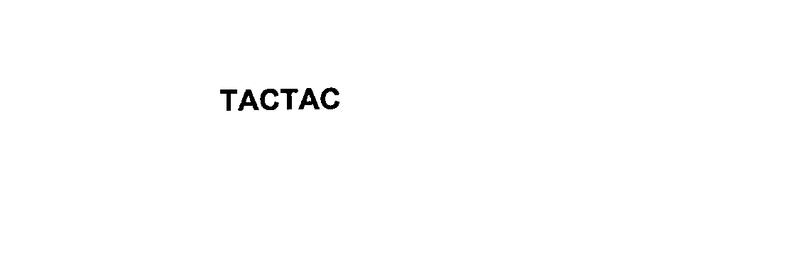 Trademark Logo TACTAC