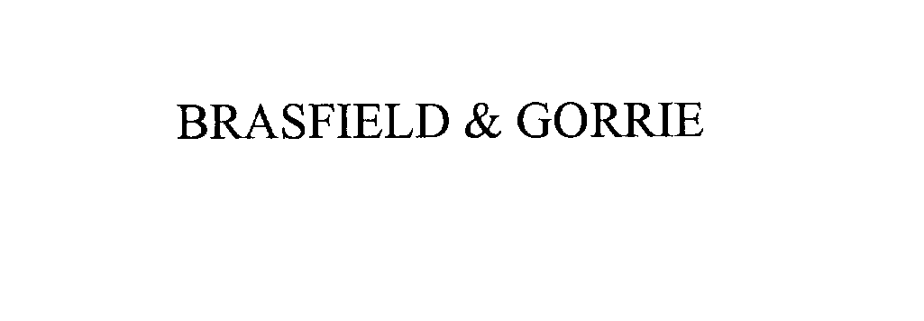  BRASFIELD &amp; GORRIE