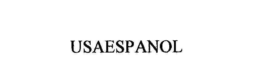 Trademark Logo USAESPANOL