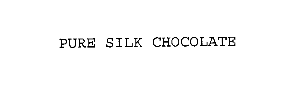 Trademark Logo PURE SILK CHOCOLATE