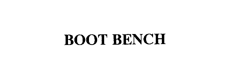  BOOT BENCH