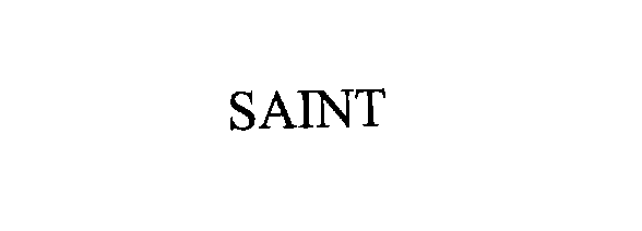 Trademark Logo SAINT