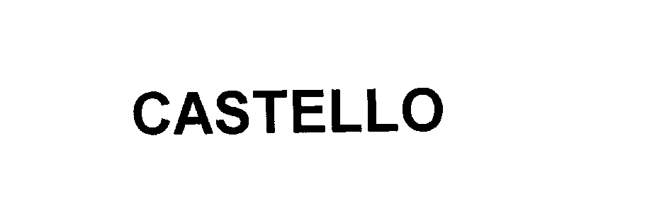 Trademark Logo CASTELLO