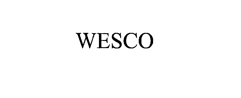 Trademark Logo WESCO