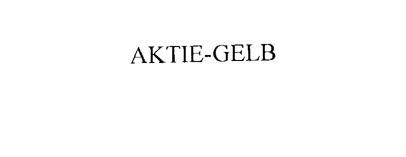 Trademark Logo AKTIE-GELB