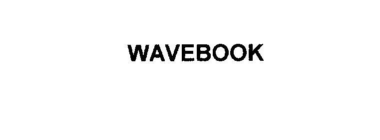 Trademark Logo WAVEBOOK
