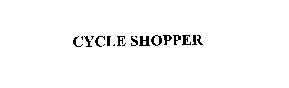  CYCLE SHOPPER