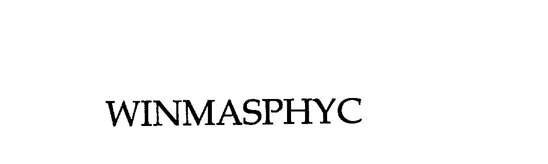 Trademark Logo WINMASPHYC