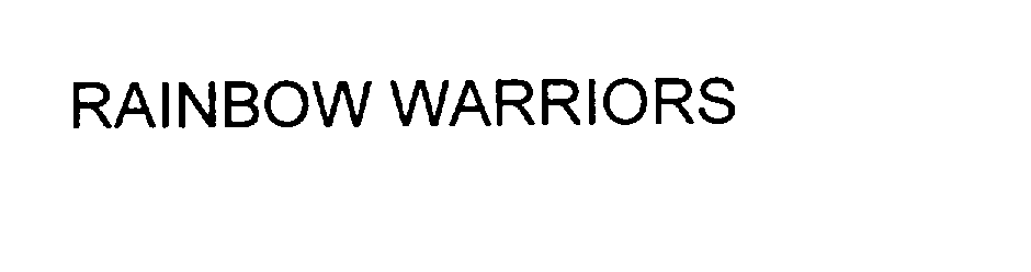 Trademark Logo RAINBOW WARRIORS