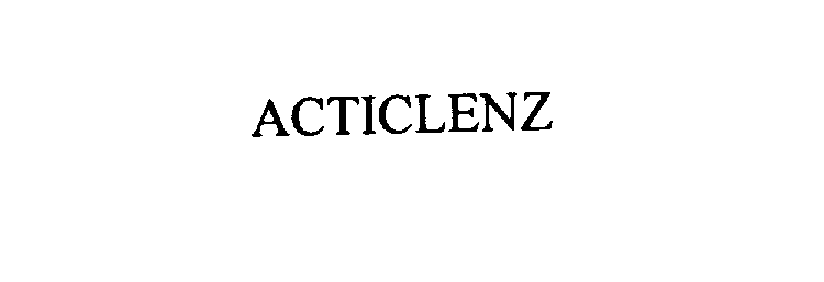 Trademark Logo ACTICLENZ