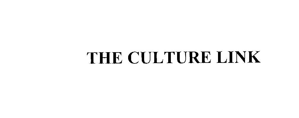  THE CULTURE LINK