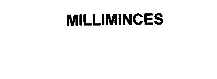 Trademark Logo MILLIMINCES