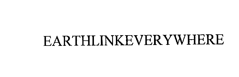 Trademark Logo EARTHLINKEVERYWHERE